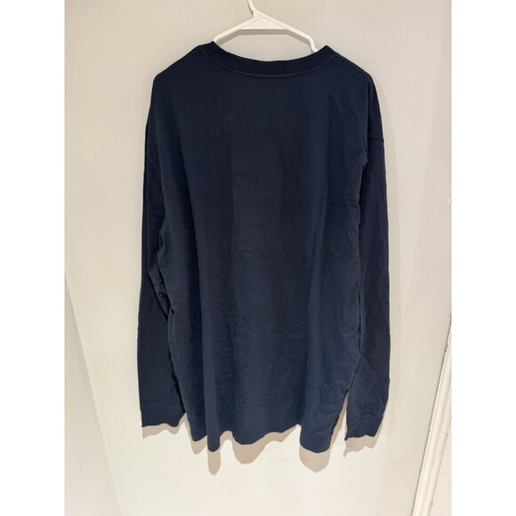 Carhartt Men's K126 Workwear Jersey Pocket Long-Sleeve Shirt Sz XL Navy - Picture 3 of 3